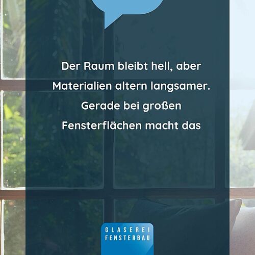 Die Sonne sorgt für gute Laune 😃☀️
Für Möbel, Böden und Stoffe kann sie auf Dauer aber ganz schön anstrengend sein....