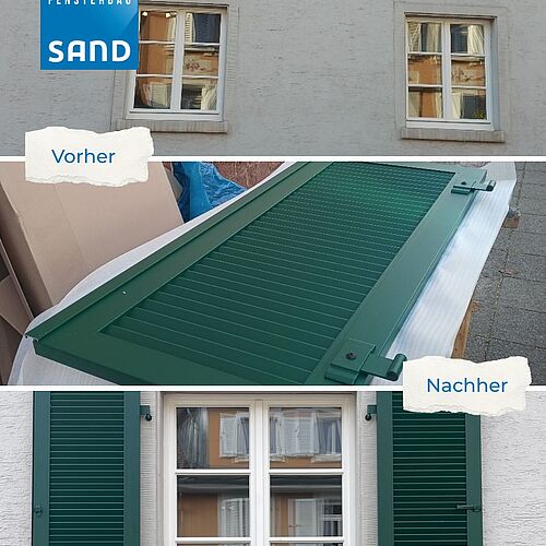 Die neuen Aluminium Klappläden sorgen nicht nur für ein frisches Gesamtbild, sondern bieten auch zuverlässigen Sonnen...